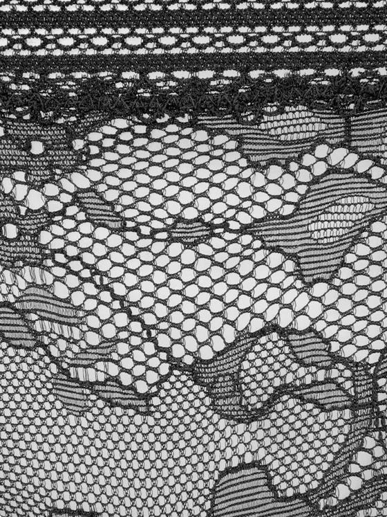 H2209 Petite Fleur Gold Thong Ouvert Women'S Lace String Panties 36/38
