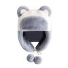 Thick Bomber Hat Plush Ushanka Fur Hat Outdoors Winter Cap  for Men Women