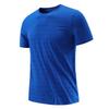 Taglie Forti T-shirt da Uomo a Maniche Corte in Seta Ghiaccio ad Asciugatura Rapida Taglia Ampia Casual Girocollo Mezza Manica
