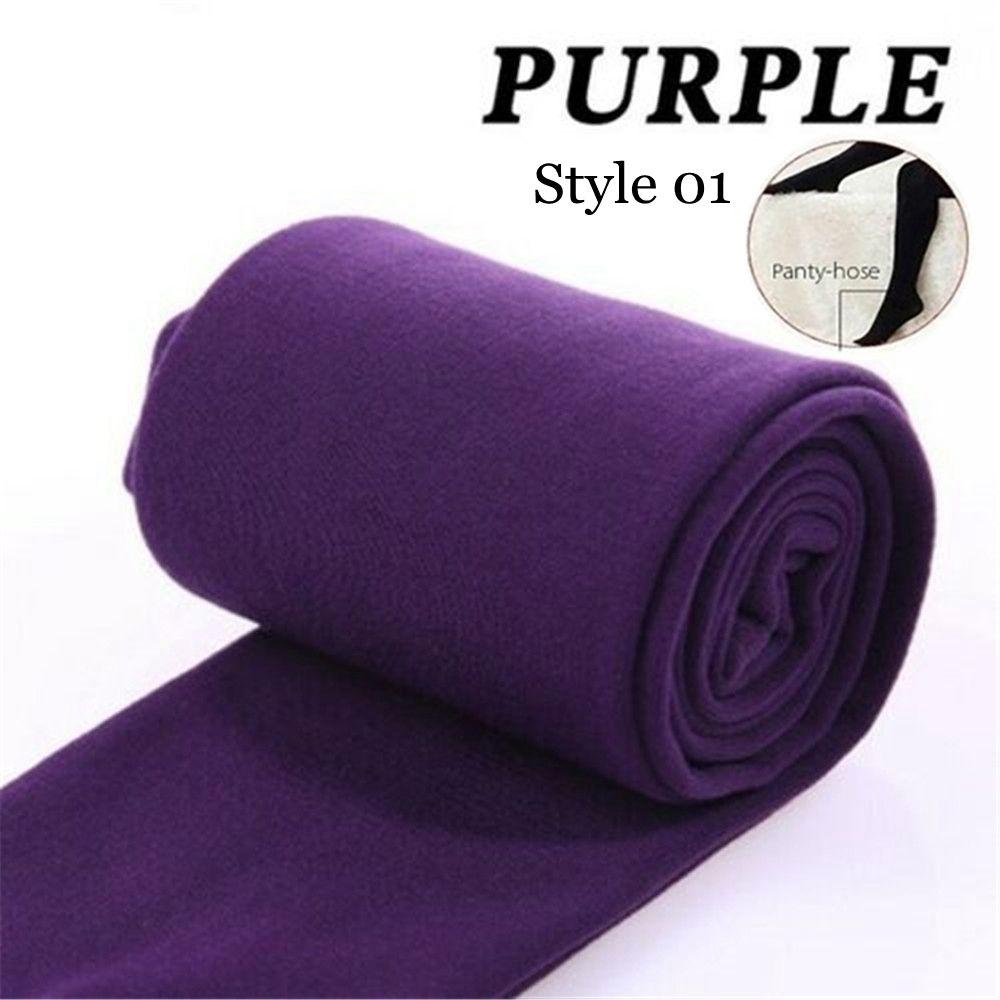 Fashion Fluff Lined Winter Thermal Thick Pantyhos Stretch Pants Warm Tights Slim Leggings
