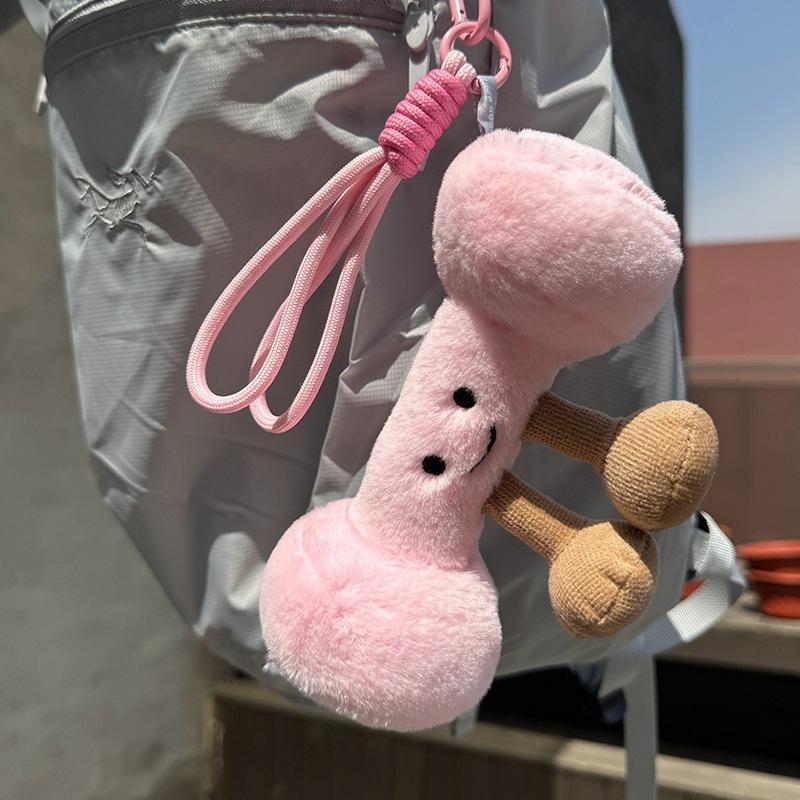 Fun Dumbbells Kettlebells Plush Toys Doll Pendant Gym Activity Gifts Small Ornaments for Boys' Birthday Gifts