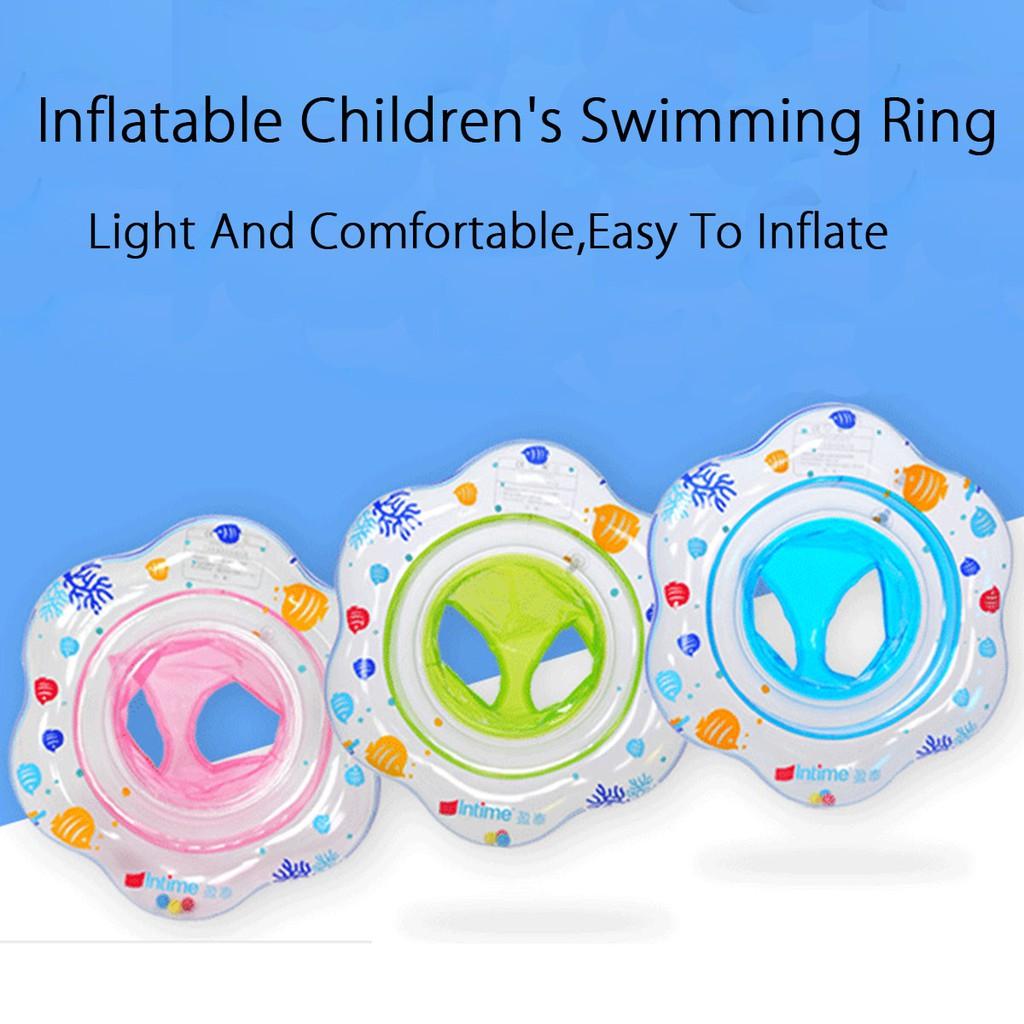 Inflatable Infant Armpit Kids Floating Pool Accessories Bath Circle Shower Inflatable Ring Toy Pink/blue/green Baby Swimming Ring