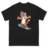 Orange Cat Snowboarding Fun Snowboarder T-Shirt