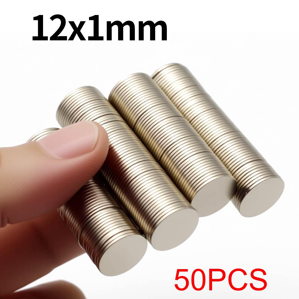 12x1mm Super Strong Neodymium Magnet N35 NdfeB Permanent Magnetic imanes Round Powerful Magnets Refrigerator Magnet