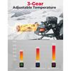 KEMIMOTO Heated Motorcycle Grip Pads, IP67 Waterproof, Universal For 12V ATV Motorcycle Hand Grip With Temperature Adjustable & Fast Heating