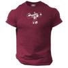 Weight Bar T Shirt Gym Clothing Bodybuilding Workout Exercise Muscles Boxing Top