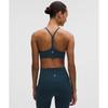 Lululemon Flow Y BrA Nulu  Light Support  A C Cups indoChine Blue