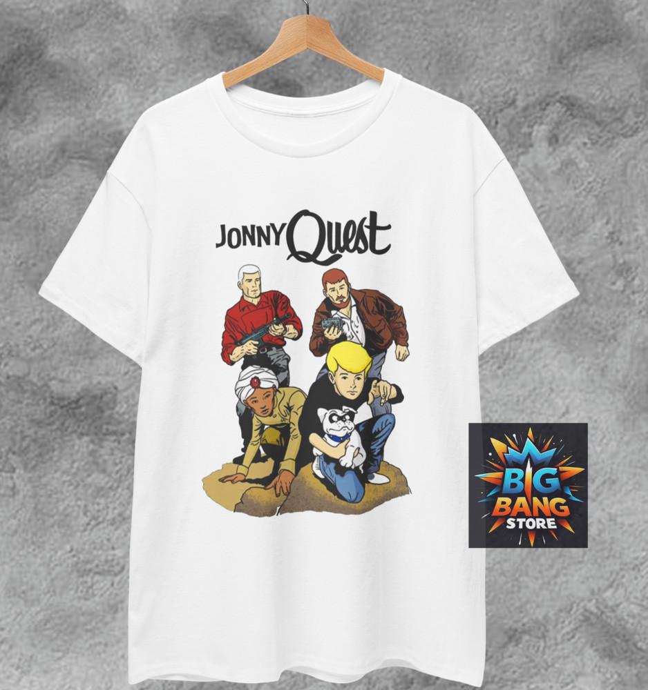 Jonny Quest T-Shirt, Johnny 80's Cartoon 70'sUnisex Tee