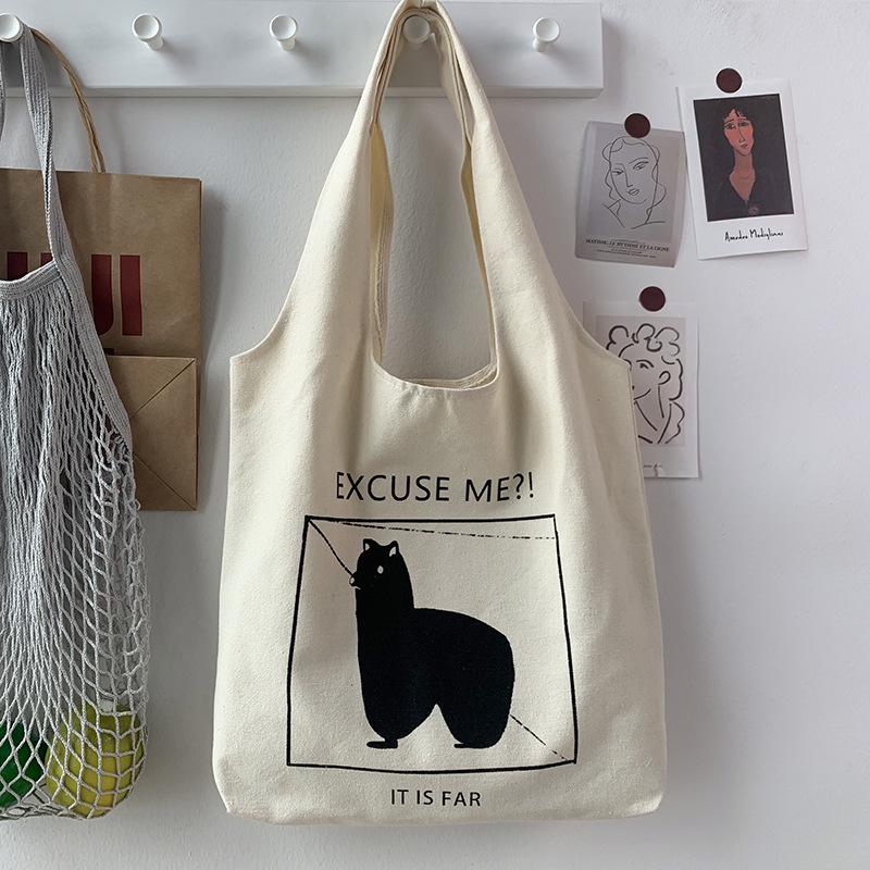 Korean & Japanese Cute Retro Canvas Backpack for Women - Large Capacity, Summer Style