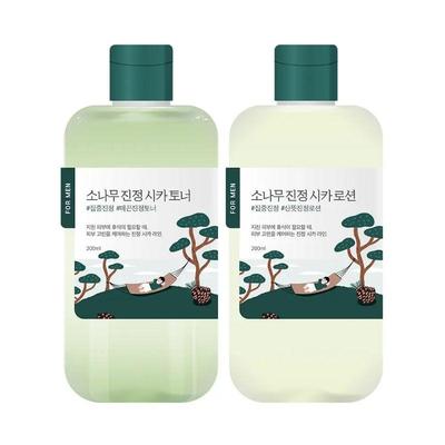 For Men Pine Calming Toner & Lotion Set (Toner 300ml + Lotion 200ml) – Soothing & Oil Control Skincare Set