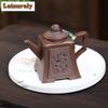 111ml Ancient Yixing Purple Clay Teapots Handmade Dragon Pot Raw Ore Mud Tea Maker Kettle With Infuser Zisha Tea Set Ornaments