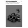 WEST BIKING Carbon Fiber Bicycle Pedals T700 Ultralight Titanium Axle 3 Bearings 2-sided Non-skid Stud MTB Road Bike Accessories