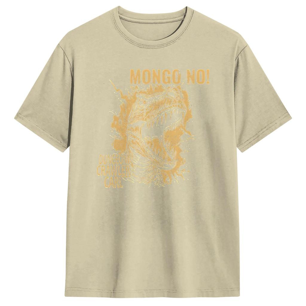 Oversized T Shirt Summer No Mongo Dungeon Crawler Carl Fan Art Vintage 90s TShirts Cotton Tshirt for Unisex Y2K Classic Top Tees