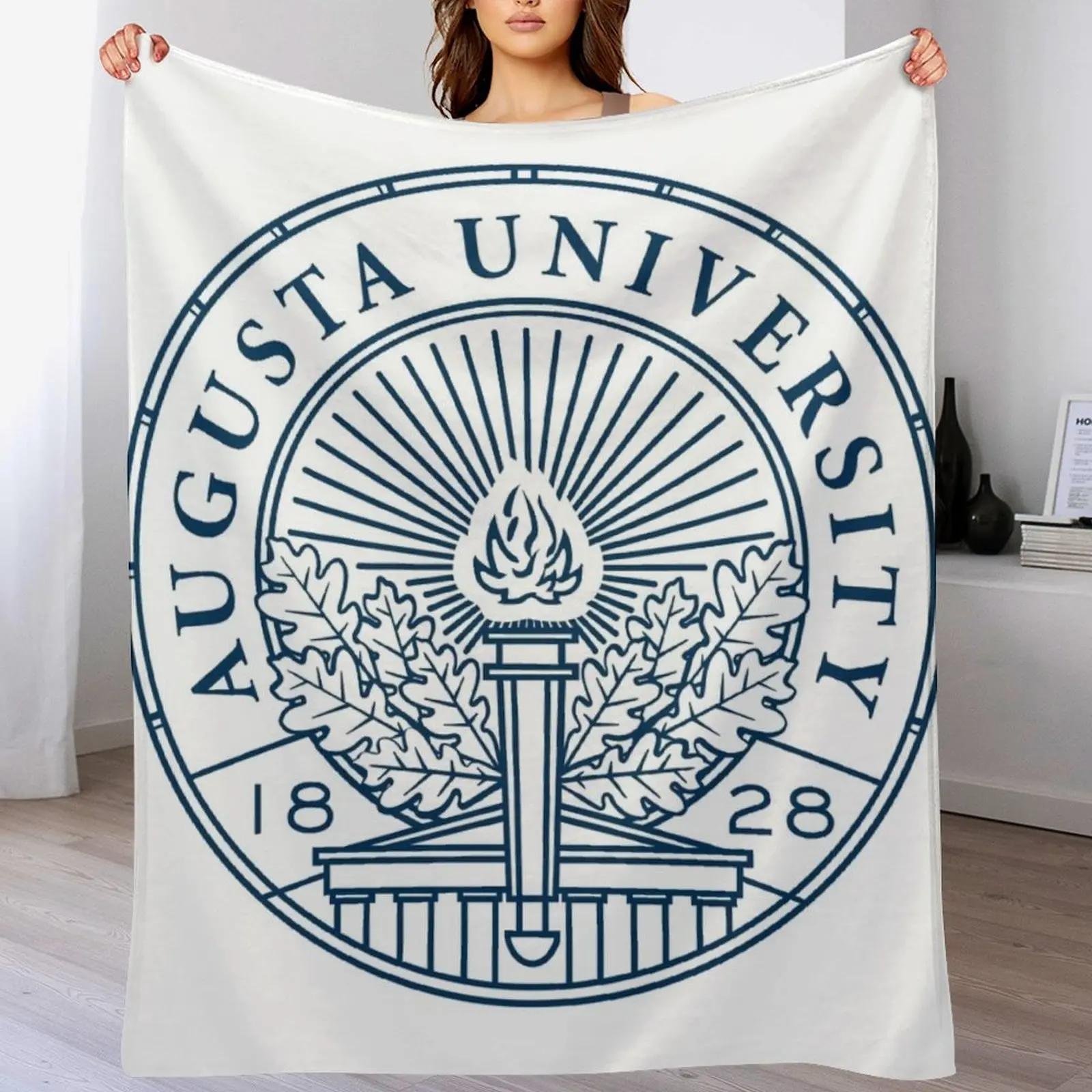 

Augusta University seal Throw Blanket Foldable Soft Warm Blanket for Outdoor Use 102x76cm(40x30in)