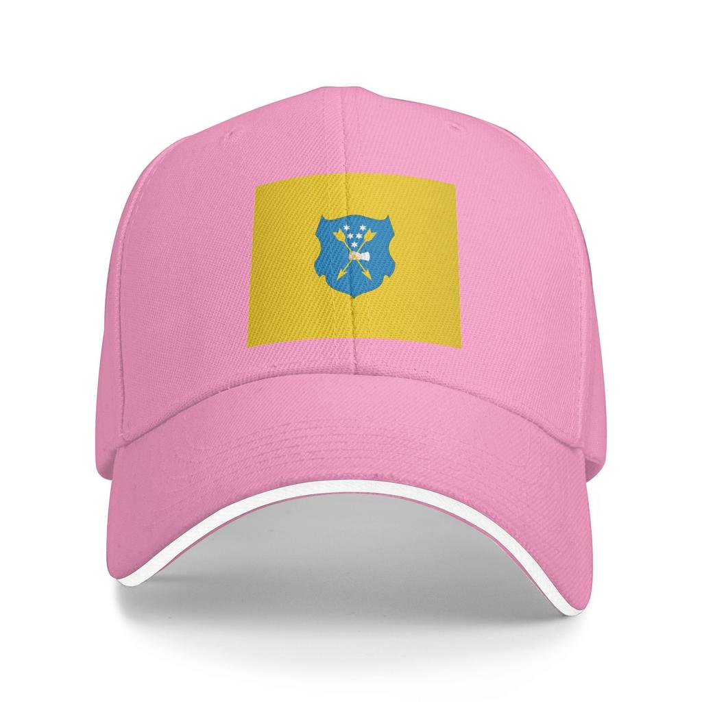 Baseball Cap Coat Of Arms Ukraine Merchandise Trucker Hat Cossack Regiment Cap Vintage Formal Travel Adjustable Fit Snapback Cap