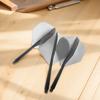 3Pcs Integrated Dart Flights and Shafts Anti-fall Transparent Darts Tail  Integrated Dart Shaft and Flights Plastic
