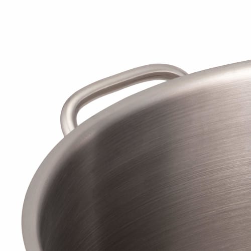 Endo Shoji Commercial TKG PRO Stockpot (without lid), 30cm, Induction Cooktop Compatible, Stainless Steel, AZV6630