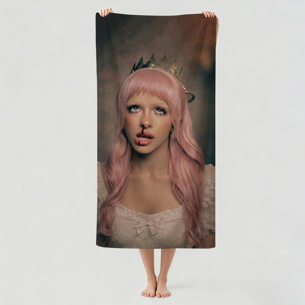 American singer M-Melanie Martinez Towel Drying Bath Towel Applicable To Light Swimming Camping Yoga Beach Out
