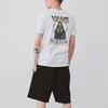 Vans Back Print Personality Short Sleeve T-Shirt Unisex Tops White VN0A4P5AWHT