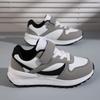 Kids Casual Sneakers Boys Girls Lightweight Breathable Synthetic Leather Velcro Daily Wear