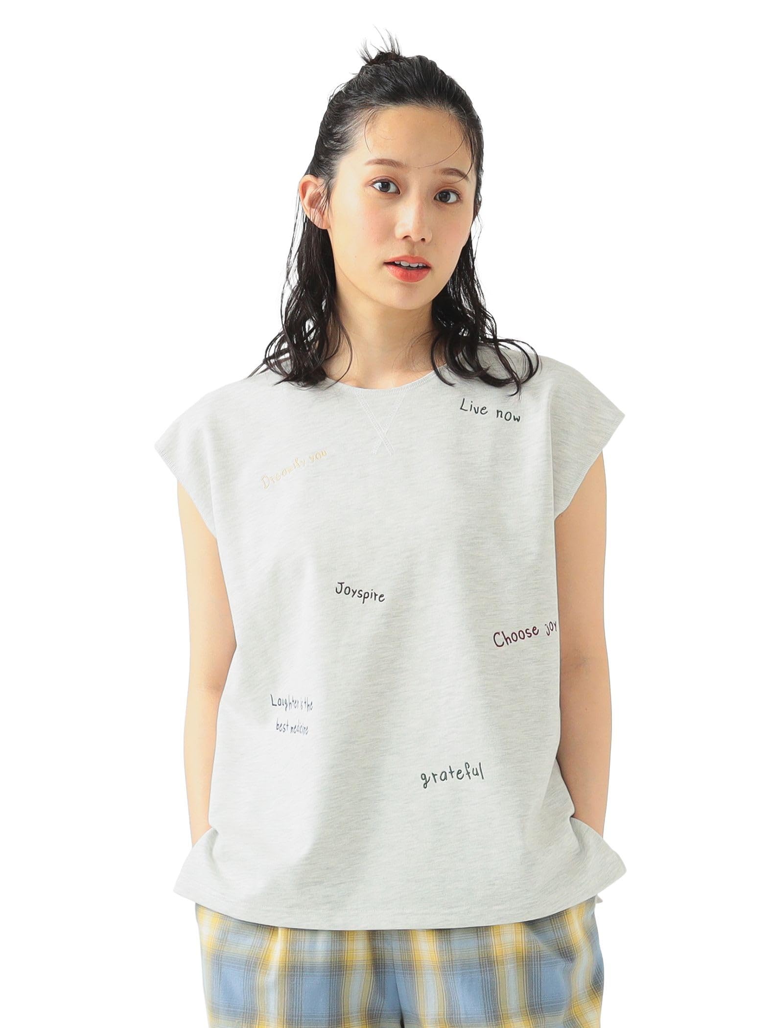 

[B:MING LIFE STORE by BEAMS] S/S TEE TC: Logo Sleeveless PO Women s TOP_GREY FREE