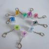Fingertip Button Keychain Fidget Toy LED Keyboard Key Cap Key Chain Mechanical Switch Keyring Stress Relief Gadget