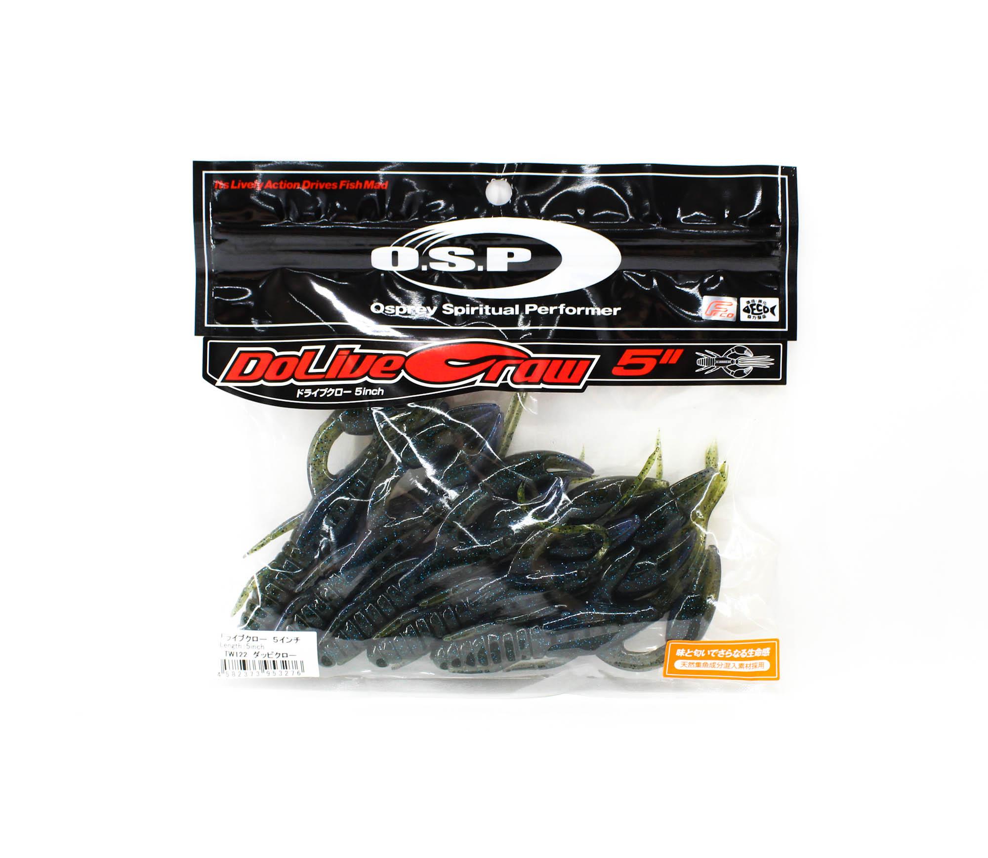 

OSP Мягкая приманка Dolive Craw 5 дюймов TW-122 (3276)