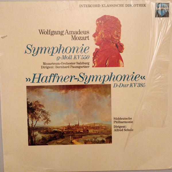 

LP Record WOLFGANG AMADEUS MOZART Symphonie GMoll Kv.550 Haffne INT120910 Saphir 1978 Germany Classical Used