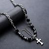 Kreuzkette Herren Titanstahl Nicht Verblassend Hochwertiges Gefühl Vielseitiges Persönlichkeitsdesign Sommer Accessoires Damen Trend Einfacher Schmuck