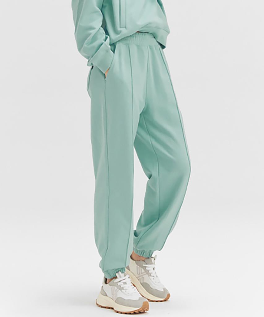 XEXYMIX Classic Pintuck Jogger Pants Dust Mint