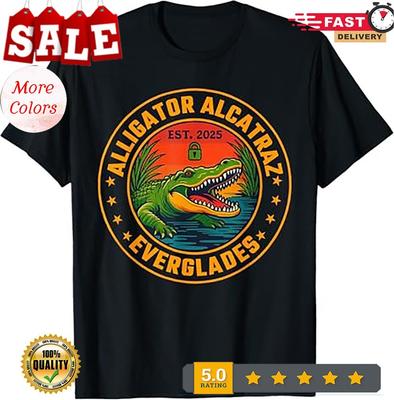 Vintage Meme Alligator Alcatraz Shirt Alligator Alcatraz Herren T-Shirt xddx