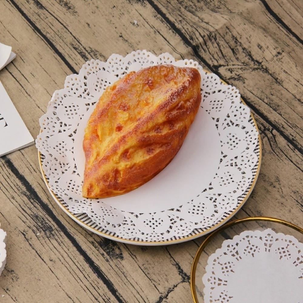 140 Pcs Round Baking Paper White Lace Paper New Oil-absorbing Paper  Cake Baking