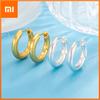 925 Sterling Silver Vintage Earrings For Women Trendy Simple Bump Gold Earring Jewelry Prevent Allergy Party Accessories Gift