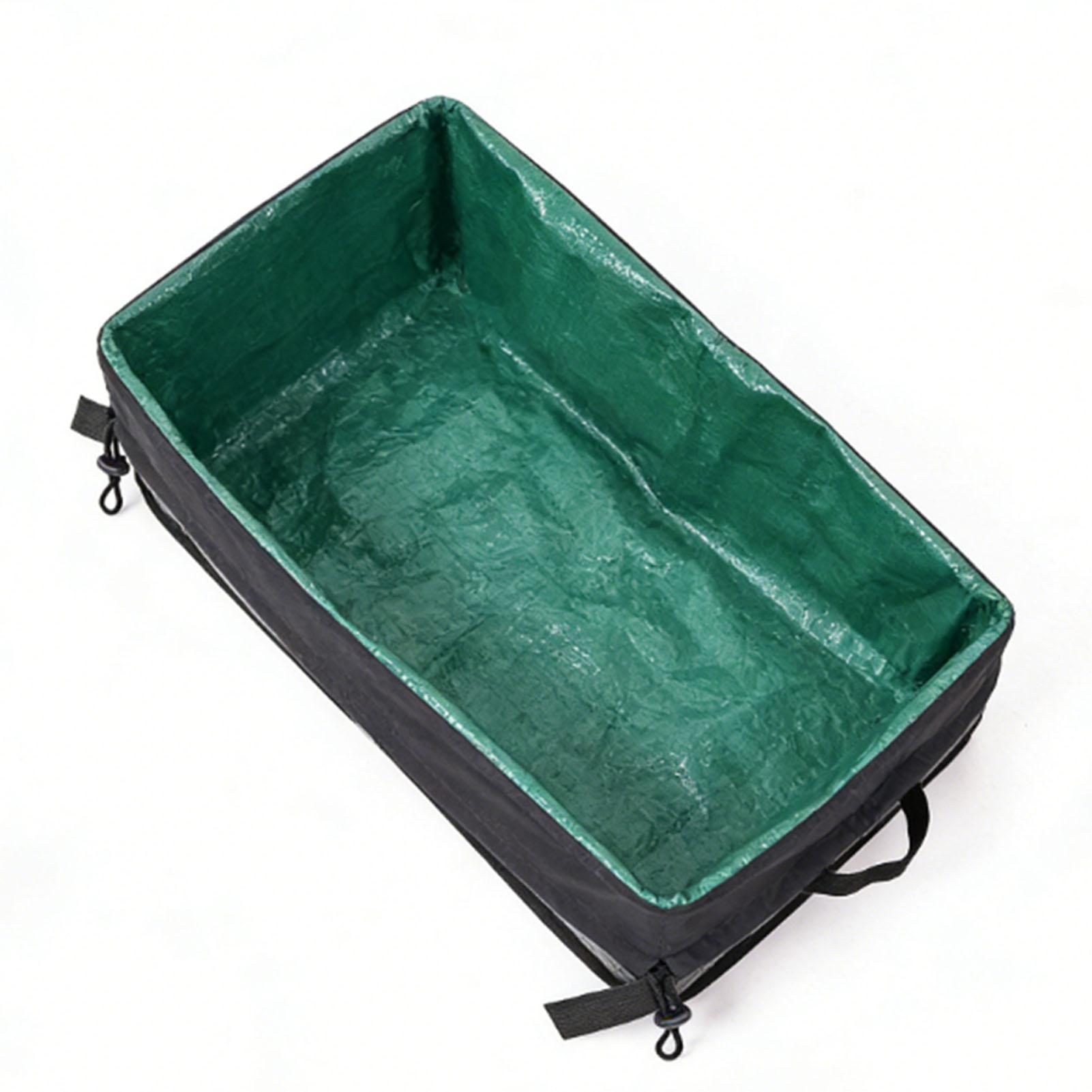 Portable Cat Travel Litter Box Waterproofing Foldable Leakproof Cat Travel Carrier for Outdoor Camping Road Trips Black чёрный