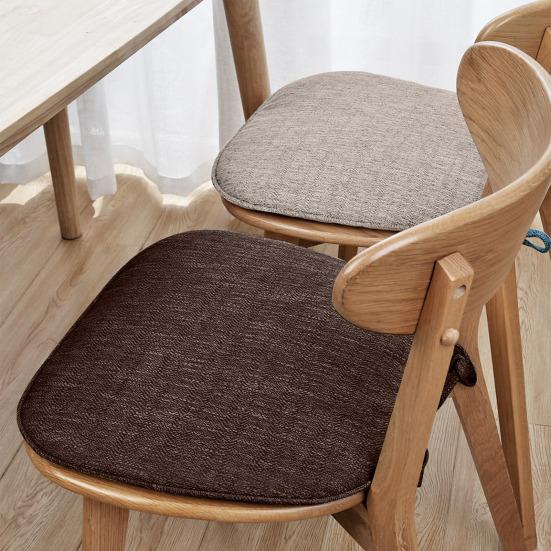 Winter Seat Cushion Stuffed Anti-slip Bottom Detachable Slow Rebound Pressure Relief Seat