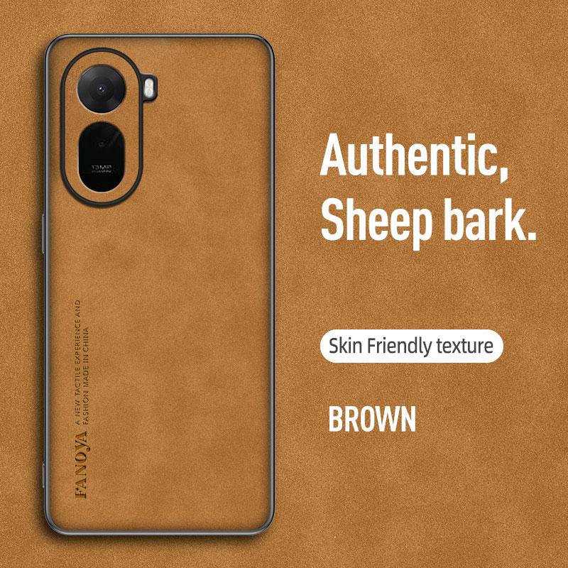 EUCAGR Case For Redmi A7 Pro Luxury Sheepskin PU Leather Back Protection Anti-drop Cover For Redmi A7Pro Protection Funda