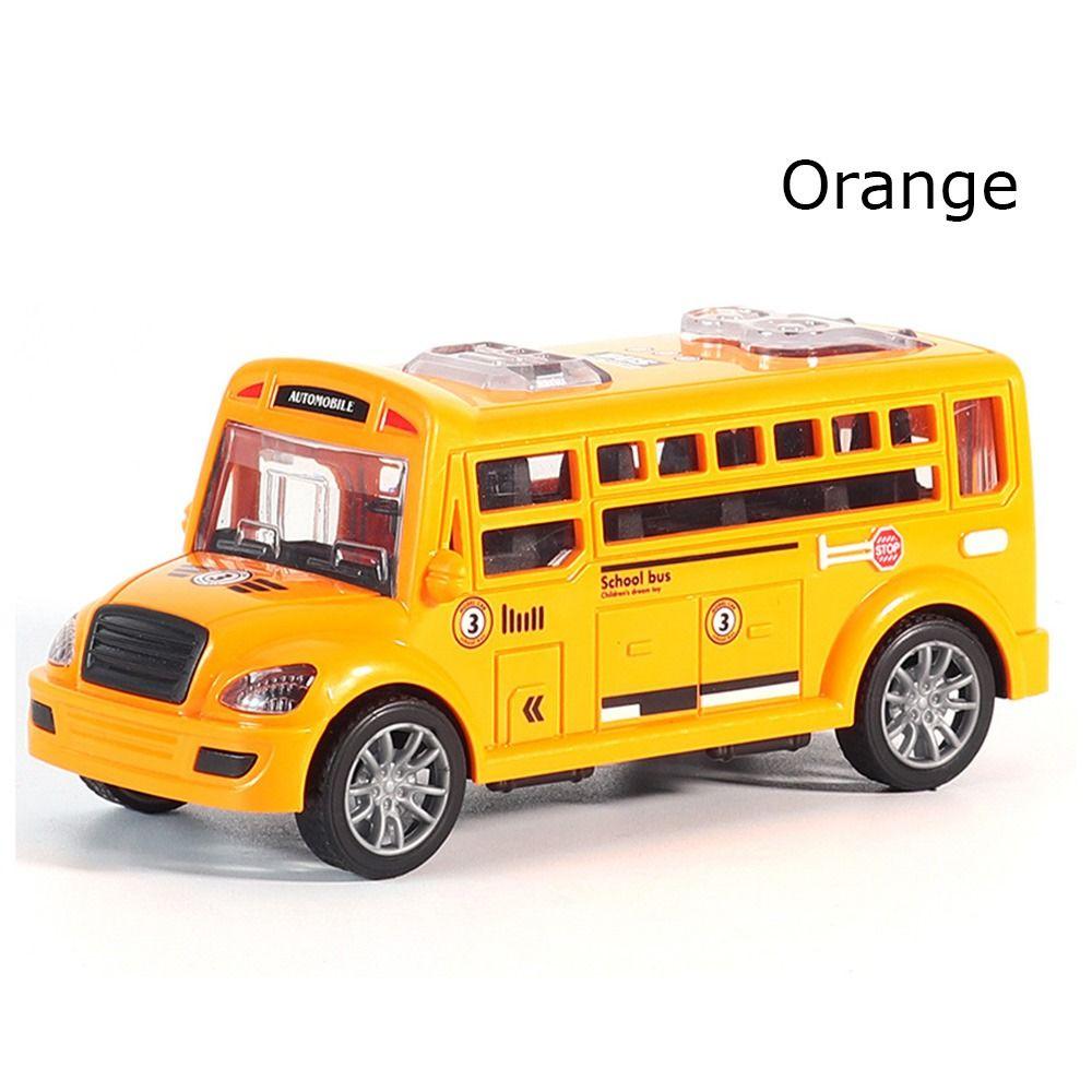 

Дверь без батареи требуется школьный автобус кампус автобус инерционный автомобиль игрушечная модель автомобиля дети мальчик подарок оранжевый