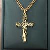 Stainless Steel Tree Of Life Necklaces For Women Men Gold Color Cuban Chain Pendant Necklace Male Female Jewelry Birthday Gift