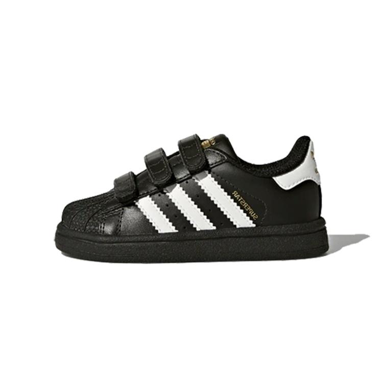 (TD) adidas Superstar CF I Black White Baby BZ0419 EU 21