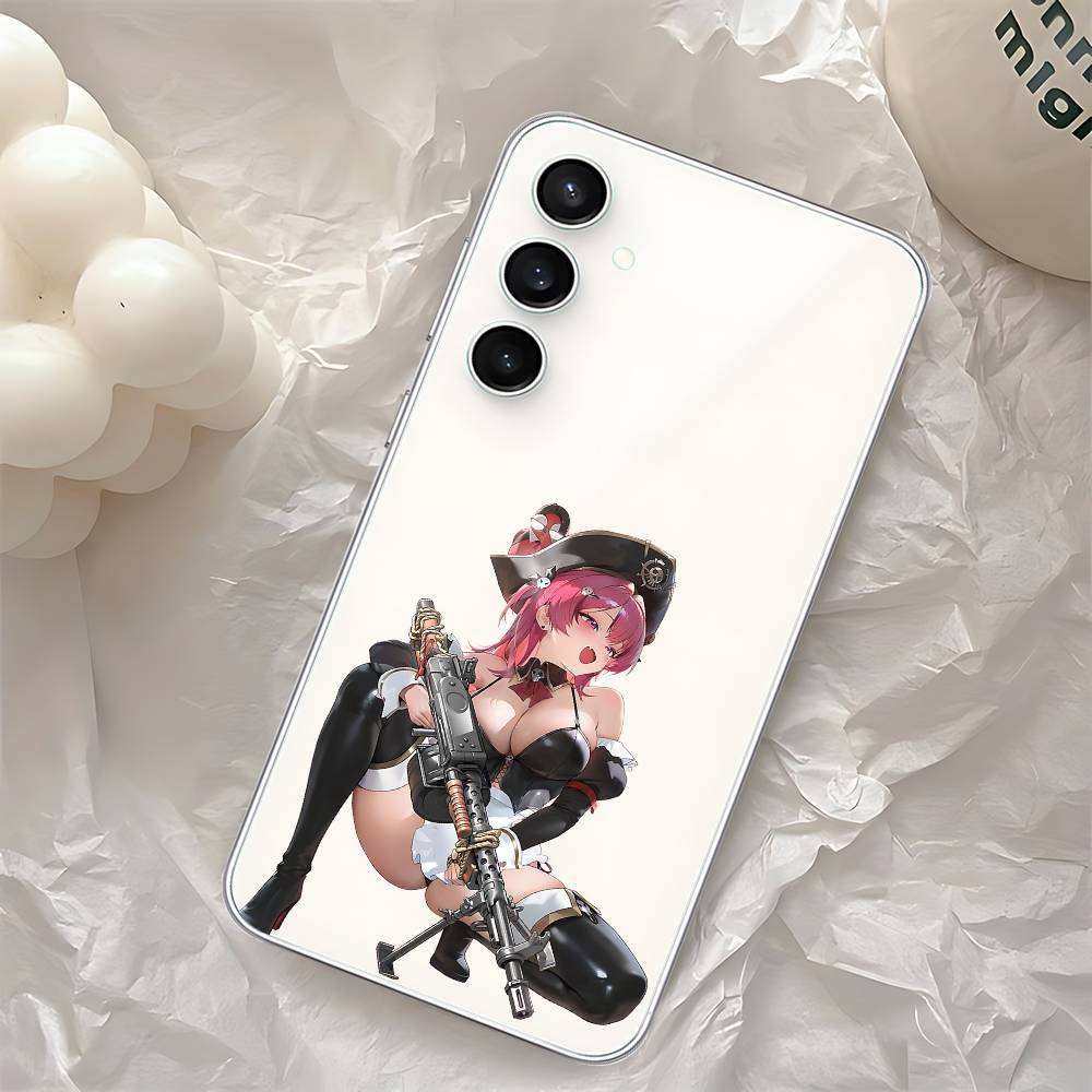 Cute D-doro Nikke Doro Phone Case For Samsung Galaxy S21 S22 S23 S24 S25ULTRA FE Ultra Plus5G A52S Transparent Cover