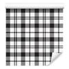 Black and White Checkered Wallpaper, Gray and Light Gray, 50x1000