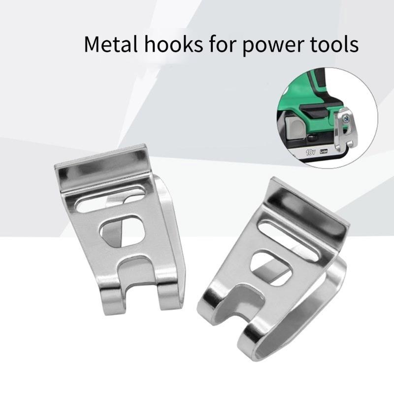 Professional Belt Clip Hook Stainless Steel Hook Screw Set For 18V Cordless Drills Impact Driver Power Tool Accessories