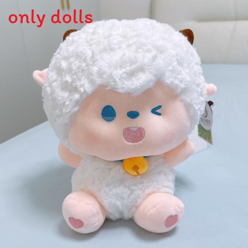 Pleasant Goat And Big Wolf Plush Toy With Soft Short Pile For Kids And Collectors