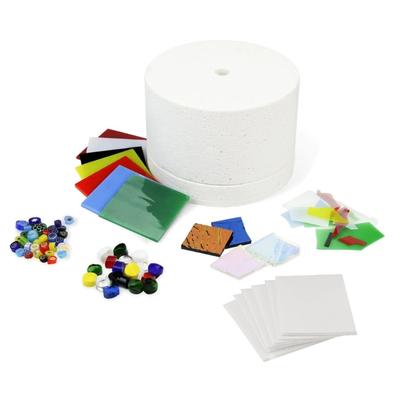 Glass Crafting Set Microwave Glass Kiln Glass Jewelry Creation Set Glass Jewelry Crafting Set for Home Jewelry Creation
