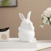 Easters Bunnies Ornament Resins Rabbit Hugging Carrot Figurine Sculpture Tabletop Decors for Holiday Decoration Lover