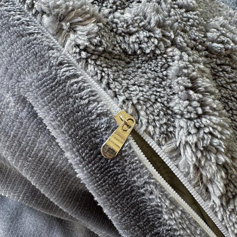 Duvet Cover Skin-friendly Comforter Cover Girls Room Bedding Warm Velvet Quilt Cover Housse De Couette (No Pillowcase)