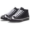Converse Jack Purcell Round Toe Lace-Up Mid-Top Canvas Sneakers Unisex Sneakers Black White 168993C