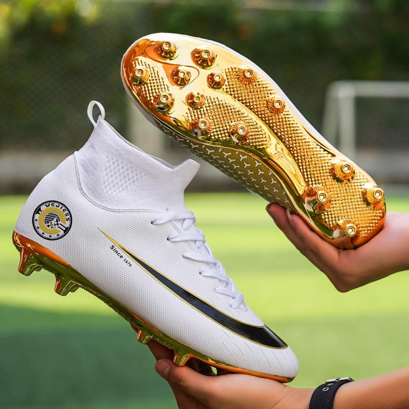 Herren Outdoor Sport Fußballschuhe, Fußballschuhe, Atmungsaktive und rutschfeste Trainingsschuhe, Kunstrasen