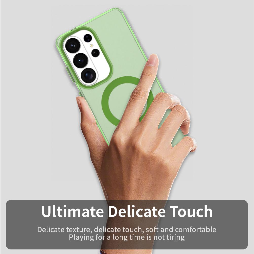 Matte Clear For Magsafe Cases For Samsung Galaxy S26 S25 S24 S23 FE Plus Ultra A06 A16 A26 A36 A05 A15 A25 A35 A55 A56 5G Cover