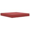 Outdoor Sofa Cushion Burgundy 80 X 80 X 8 Cm Polyester